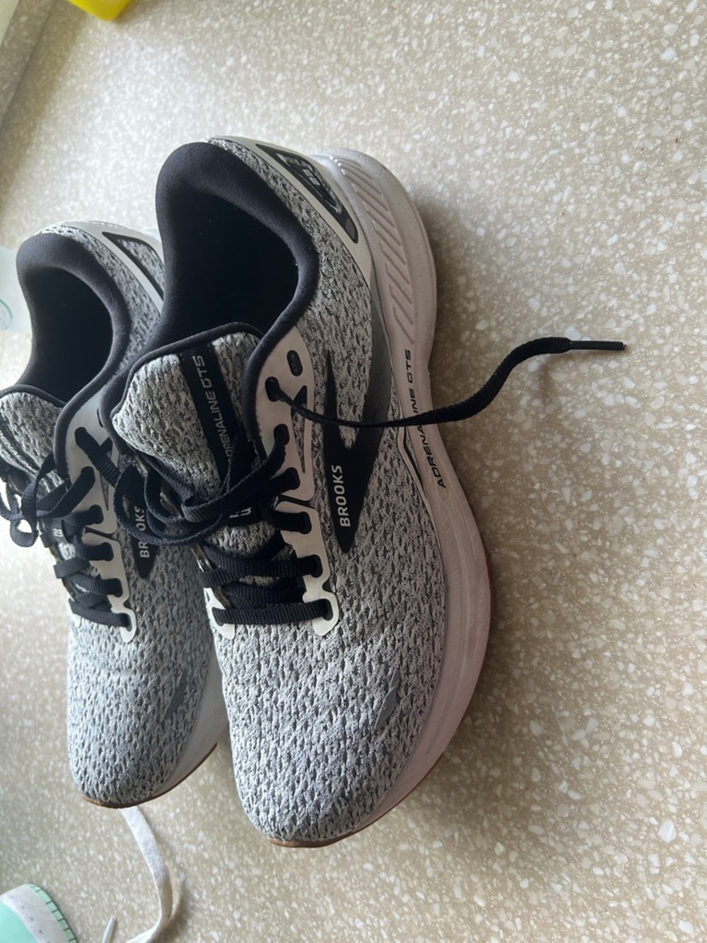 Brooks Women's Gray and Black Running Shoes - Adrenaline GTS Style